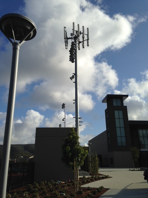 San Marcos High Cell Tower